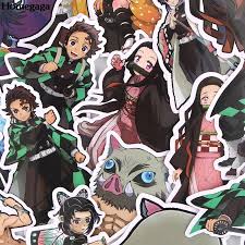 Download and use 10,000+ anime stock photos for free. Homegaga 17 Pcs Set Anime Pembunuh Setan Stiker Keren Scrapbooking Stiker Laptop Ponsel Album Stiker Stiker Hadiah Untuk Teman Teman D2563 Stiker Aliexpress