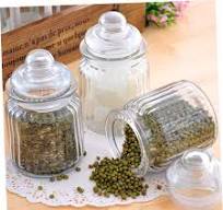 Amazon.com: FELTECHELECTR 650ml Airtight Glass Storage Jar ...