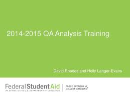 Ppt 2014 2015 Qa Analysis Training Powerpoint Presentation
