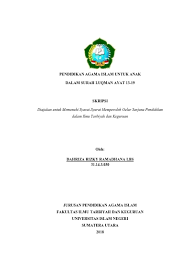 Fungsi ayah dalam keluarga : Top Pdf Pendidikan Agama Islam Untuk Anak Dalam Surah Luqman Ayat 13 19 123dok Com