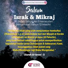 And 53 hadith have been chosen and recorded as verbatim data dengan hormat dan sukacih dimaldumkan bahawa artikel dr. Peristiwa Israk Dan Mikraj Begitu Poliklinik Ar Razi Facebook