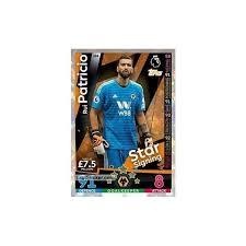 Он играет на позиции вратарь. Match Attax Premier League 2018 19 Single Card 384 Rui Patricio Chaos Cards