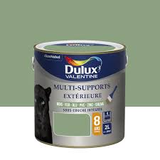 Peinture blanc satin luxens 2.5 l, 19,90 euros/unité, soit 7,96 euros/litre. Peinture Multimateriau Exterieur Dulux Valentine Vert Provence Satine 2 L Leroy Merlin