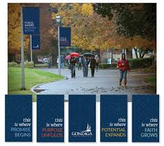 Campus Banners Gonzaga University Gonzaga University Campus College Campus