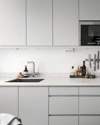 25 Grey Kitchen Ideas Modern Accent Grey Kitchen Design Farmhousestyle Colorpallets Modern Gloss White Modern Kitchen White Kitchen Design Home Kitchens