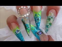 360 Dome Aquarium Nails Unas De Acrilico Del Acuario Absolute Nails Unas De Acuario Cabello Y Unas Videos De Arte De Unas