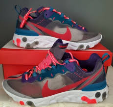 New Authentic Nike React Element 87 Red Orbit Men S Us 10 193150670343 Ebay In 2020 Nike Athletic Shoes Sneakers Nike