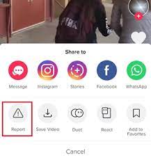 How To Report An Account In Tik Tok