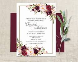 Marsala Wedding Reception Only Invitation Bohemian Wedding I Do Bbq Wedding Invite Floral Wine Burgundy Wedding Bbq Template Printable Einladungen Hochzeit Hochzeitseinladung Und Karte Hochzeit