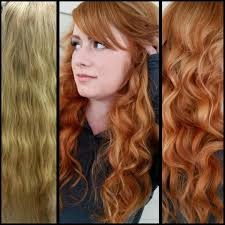 Red hair will, at some point of the bleaching process, turn orange. Before And After Blonde To Natural Red Ginger Red Blonde Hair Strawberry Red Hair Natural Red Hair