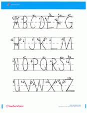 Printable To Practice Uppercase Letters Teachervision