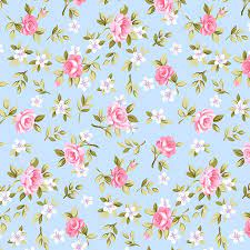 Tricoline Estampado Florido Lucia Cod 05 Floral Azul Com Rosa Imagem Floral Plano De Fundo Floral Floral Floral, padrao, fundo, papel digital. tricoline estampado florido lucia cod