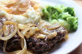 Japanese hamburger steak, or we call it hambāgu (ハンバーグ) or hambāgu steak (ハンバーグス for this hambagu recipe, you can decide the beef/pork ratio either 2:1 (8 oz/4 oz) or 3:1 (9 oz/3 oz). Hamburger Steak With Gravy Recipe Cully S Kitchen