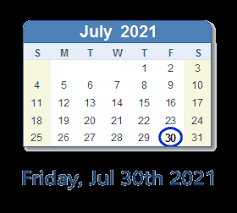 Friday on the newshour, as new data from the centers for disease control and prevention exposes how infectious and dangerous the covid variant of the coronavirus is, we discuss the science. July 30 2021 Calendar With Holidays Count Down Usa