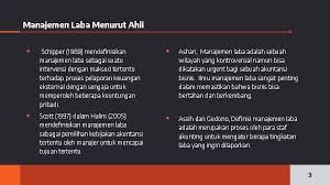Kami akan menghapus komentar yang. Mengenal Manajemen Laba Manajemen Laba Adalah Pengelolaan Yang