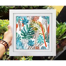 Eucalyptus polyanthemos lukisan cat air ilustrasi, daun cat air, daun hijau dengan latar belakang. Walldecor Hiasan Rumah Murah Gambar Lukisan Daun Daun Warna Warni Shopee Indonesia