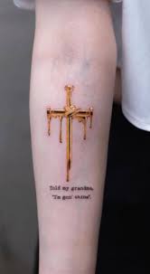 Going for a vibrant design only through melding of four different colors. Christian Tattoos Fantastic Christian Tattoo Designs Ideas