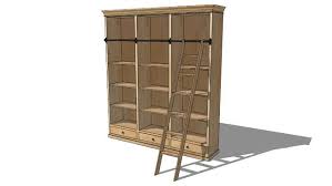 Bibliotheque Avec Echelle Naturaliste Maisons Du Monde Ref 146965 Prix 1 399 00 3d Warehouse Tall Cabinet Storage Bookcase Wine Rack