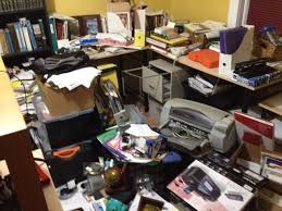 That White Paper Guy S Messy Office That White Paper Guy Declutter Professional Organizing Tips Office Organization