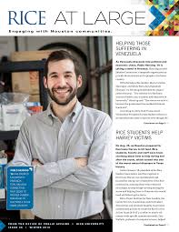 RICE STUDENTS HELP HARVEY VICTIMS HELPING THOSE SUFFERING IN VENEZUELA