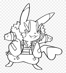 If you are making a scrapbook or an interesting project on the starwar series than you cannot miss these characters which are known for their high voltage. 025 Rock Star Pikachu By Realarpmbq On Deviantart Pikachu Rockstar Coloring Page Free Transparent Png Clipart Images Download