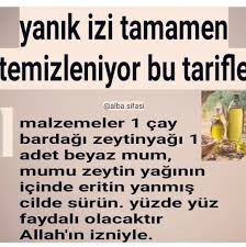 Yanik Izi Icin Saglik Metabolik Diyet Saglik Urunleri