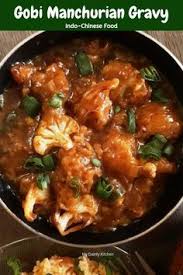 Pin By My Dainty Kitchen On Appetizer Manchurian Gravy Cauliflower Manchurian Gobi Manchurian