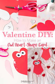 They're just as much fun to make as they are to receive. Owl Heart Shape Paper Craft Diy Valentine S Day Cards