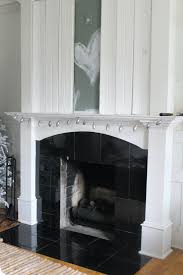 Brick fireplace surround tile fireplaces are another of the numerous fireplace designs you will discover. I Added Faux Brick Wallpaper To Our Fireplace The Wicker House