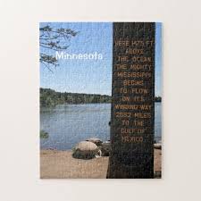 Source Of The Mississippi River Jigsaw Puzzle Zazzle Com In 2020 Mississippi River Jigsaw Puzzles Mississippi River Delta