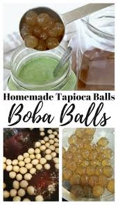 Pour the prepared tea into a tall glass and add the boba. How To Make Tapioca Balls For Boba Drinks Tapioca Pearls Or Boba Balls