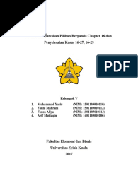 Kunci jawaban arens chapter 16. Kunci Jawaban Arens Chapter 16 Kemendikbud