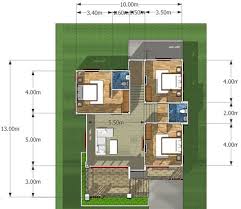 Desain rumah minimalis 3 kamar ini menggambarkan tiga kamar yang berhadapan dan ruang tamu diapit ditengah. Lingkar Warna 11 Desain Rumah Modern 2020 Dengan Split Level