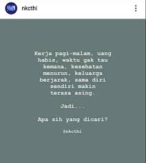 Apa Yang Kau Cari Perasaan Kutipan Keperawatan