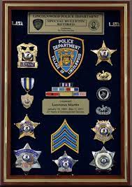 Made of the finest solid oak wood. Custom Shadow Boxes For Law Enforcement Police Fire Military