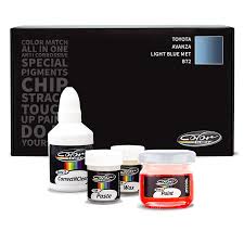Always test the paint before applying it to your vehicle! Toyota Avanza Light Blue Met B72 Touch Up Paint Toyota Touch Up Paint Color N Drive
