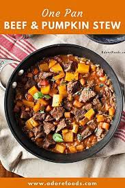 Vietnamese One Pot Beef And Pumpkin Stew Recipe Pumpkin Stew Stew Recipes Healthy Beef Recipes