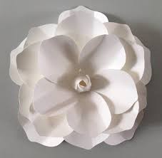 Extra Large 3d Wall Magnolia Flower White Magnilia Flower Decal Wall Decoration Wall Flower Decor Flower Wall Decor White Wall Flowers Paper Flowers Roses