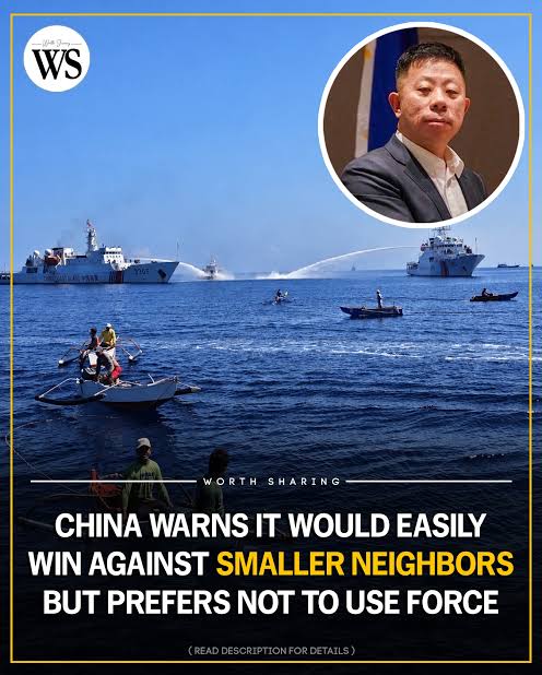 It sounded like an offer—and a warning. Chinese Ambassador Jing Quan told  the Philippines that a larger country could prevail in a confrontation with  a smaller neighbor—but might damage that