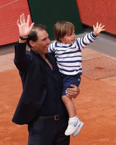 Rafael Nadal Fan Page | Walking off Philippe Chatrier one last time with  his greatest gift 🥹🥹🥹 | Instagram