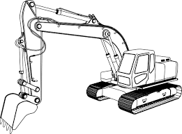 Check out a preview below or download the full booklet here. Construction Excavator Coloring Page Novocom Top