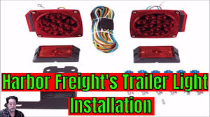 Need a trailer wiring diagram? Harbor Freight Trailer Light Installation Youtube