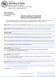 Check spelling or type a new query. New Mexico Llc Articles Of Organization Pdf Download Startingyourbusiness Com