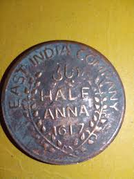 File:East india company half anna coin ...
