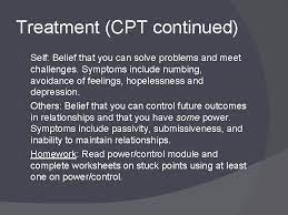 We did not find results for: Cognitive Processing Therapy For The Treatment Of Trauma