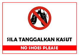 Sila Tanggalkan Kasut