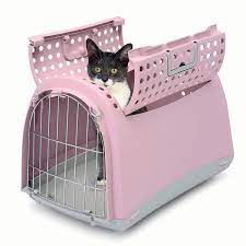 caisse de transport chat caisse de transport linus cabrio m pour chien et chat rose caisse de transport linus cabrio m pou kattillbehor kattleksaker katt