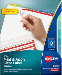 Sep 04, 2017 · subscribe to my newsletter. Amazon Com Avery Index Maker Dividers 8 Tab Multi Color 5 Sets 11991 Binder Index Dividers Office Products