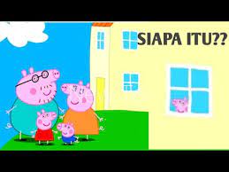 Peppa is a loveable, cheeky little piggy who lives with her little brother george, mummy pig and. Peppa Pig House Wallpaper Youtube