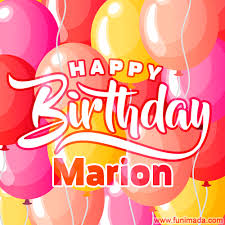 Zoom presentation with the annenberg community beach house and santa monica conservancy. Happy Birthday Marion Colorful Animated Floating Balloons Birthday Card Download On Funimada Com